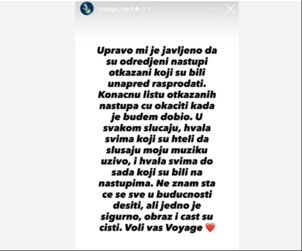 KARELUŠA UNIŠTILA VOJAŽA: Svi nastupi su mu otkazani