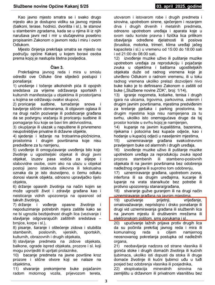 Šok odluka u Kaknju: Za komentar na Facebooku kazna 300 KM!