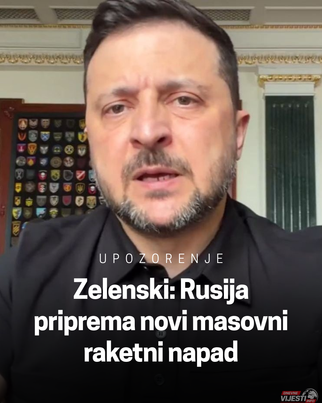 Zelenski upozorio: Rusija priprema novi masovni raketni napad na Ukrajinu